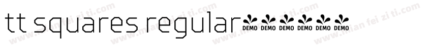 tt squares regular字体转换